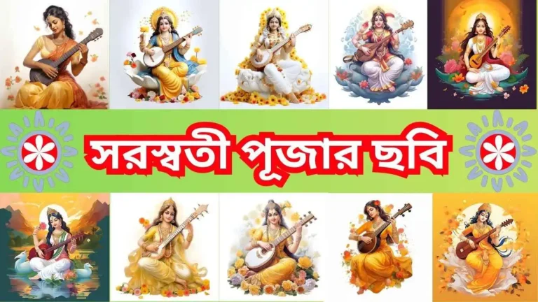 সরস্বতী পূজার ছবি